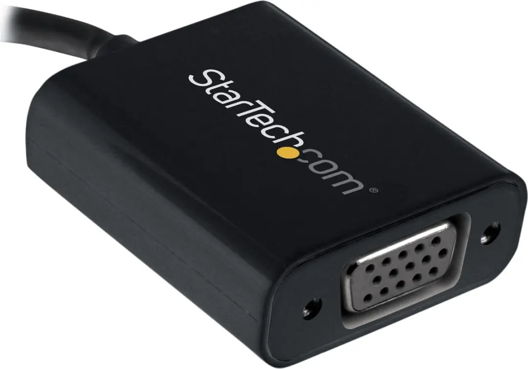 Startech CDP2VGA USB-C naar VGA Adapter - Zwart