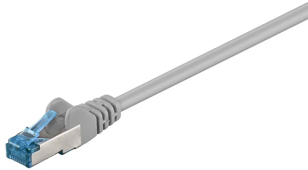 Goobay S/FTP CAT6a Netwerkkabel 10Gbps - 1,5m - Grijs
