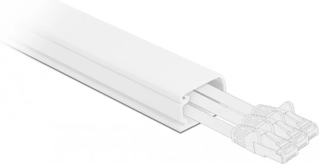 Delock Kunststof Kabelgoot 100x8,3cm - Wit