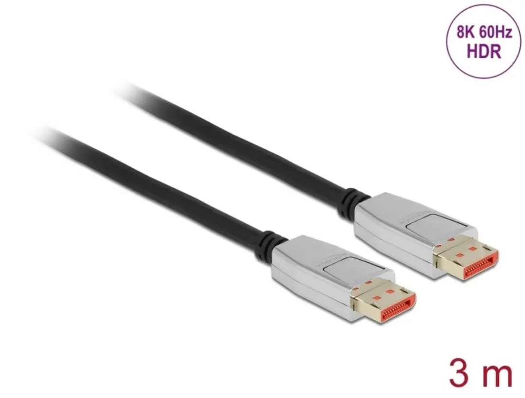 Delock DisplayPort Kabel 8K 60Hz 3m
