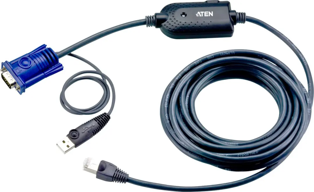 ATEN KA7970 USB VGA KVM Adapter , 4,5 m