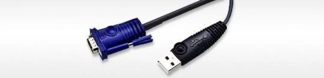 Aten KA7970 USB VGA KVM Adapter 4,5m - Kleurenmix