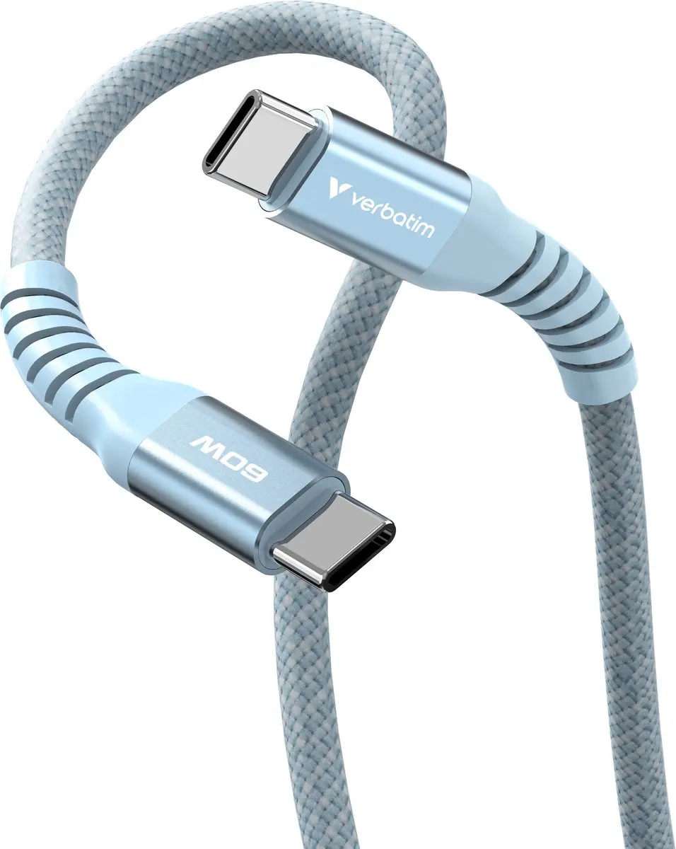 Verbatim USB-C Kabel 1,2m 60W PD - Transparant