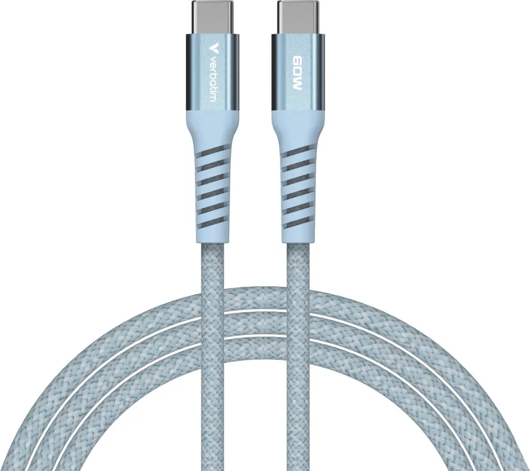 Verbatim USB-C Kabel 1,2m 60W PD - Transparant