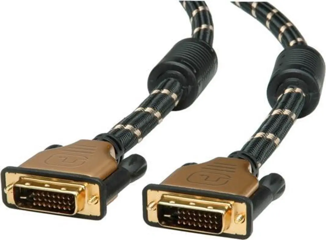 Roline DVI-D Dual Link Monitor Kabel 7,5m - Zwart