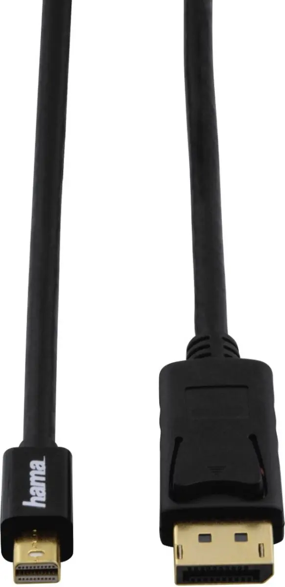 Hama Mini DisplayPort naar DisplayPort Kabel 1.8m - Zwart