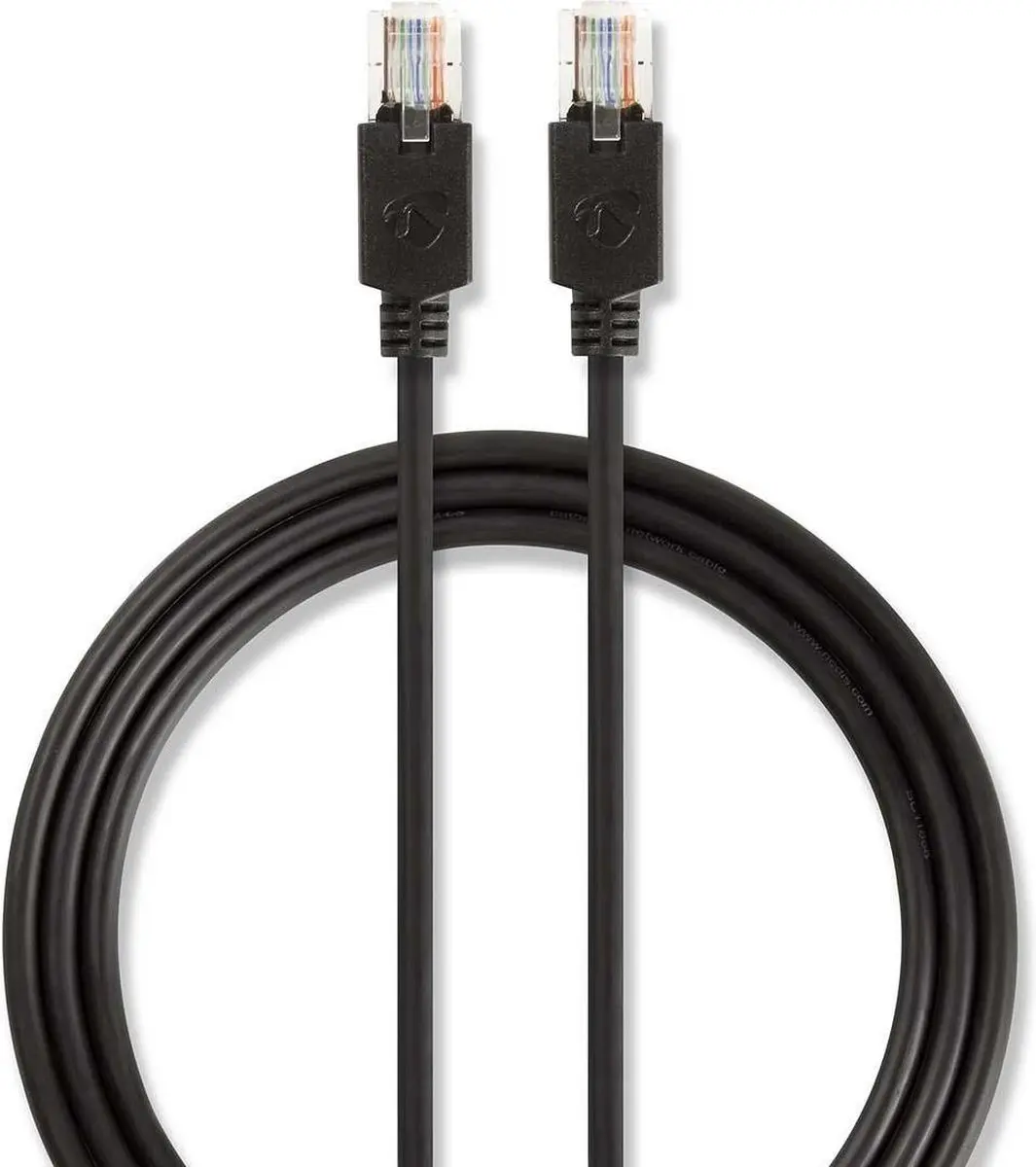 Nedis CAT5e Kabel 1m Antraciet - U/UTP RJ45 Male - afbeelding 6 van 6