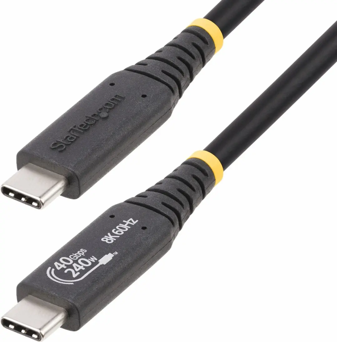 Startech 1M-40G-USB4 USB4 Kabel 40Gbps 240W PD 3.1