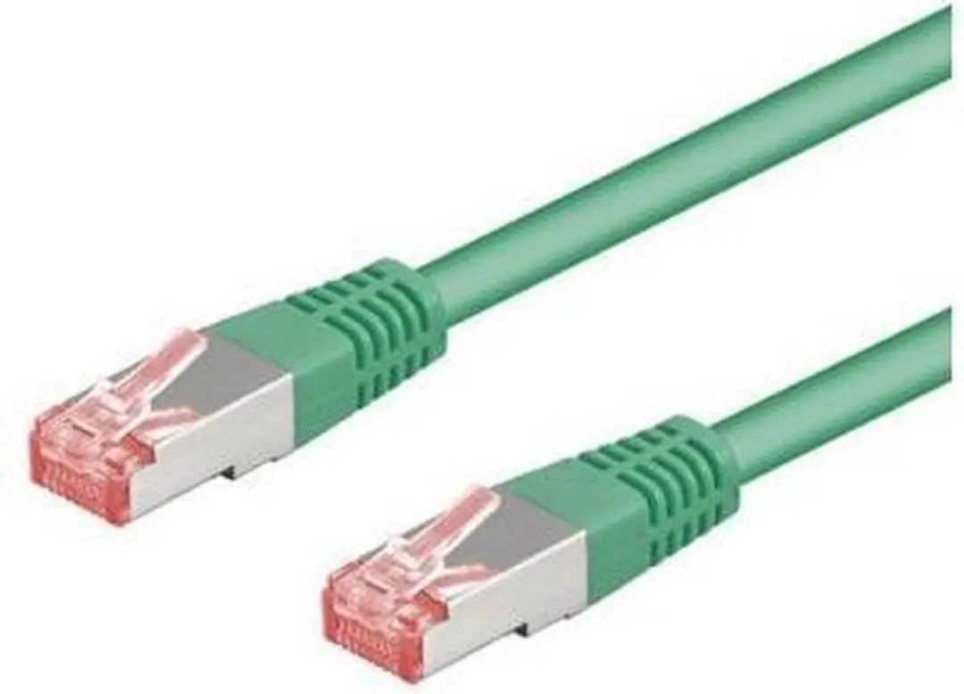 Goobay CAT6 sFTP Kabel 0.25m - Groen - 10 Stuks