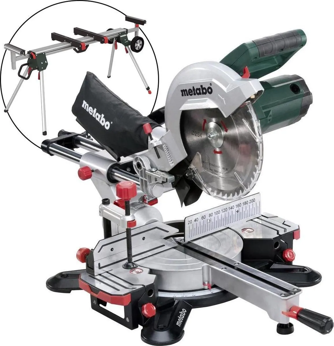 Metabo KGS 254 M Afkortzaag 1800W - 254mm