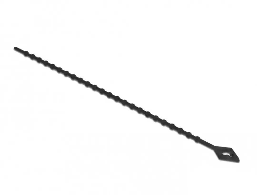 Delock Herbruikbare Kabelbinders 150x2.4mm - 100 Stuks - Zwart