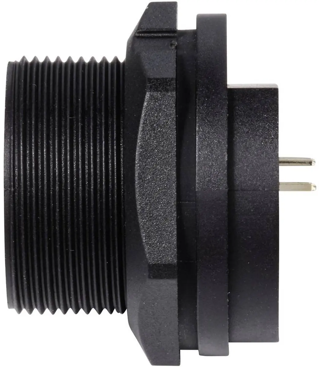 Tru Components TC-E13T-FR6-PPF RJ45-bus - Zwart