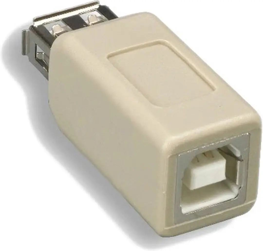 Deltaco USB-57 USB A naar USB B Adapter