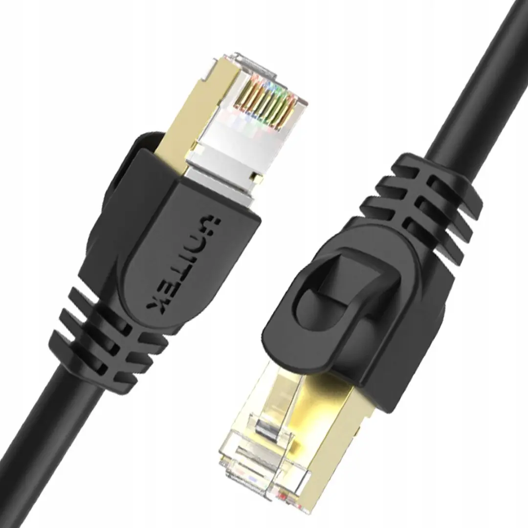 UNITEK Patchcord Cat.7 SSTP 3M RJ45 Ethernetkabel - Zwart
