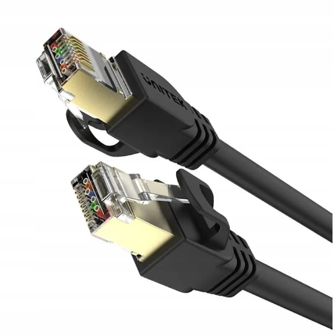 UNITEK Patchcord Cat.7 SSTP 3M RJ45 Ethernetkabel - Zwart