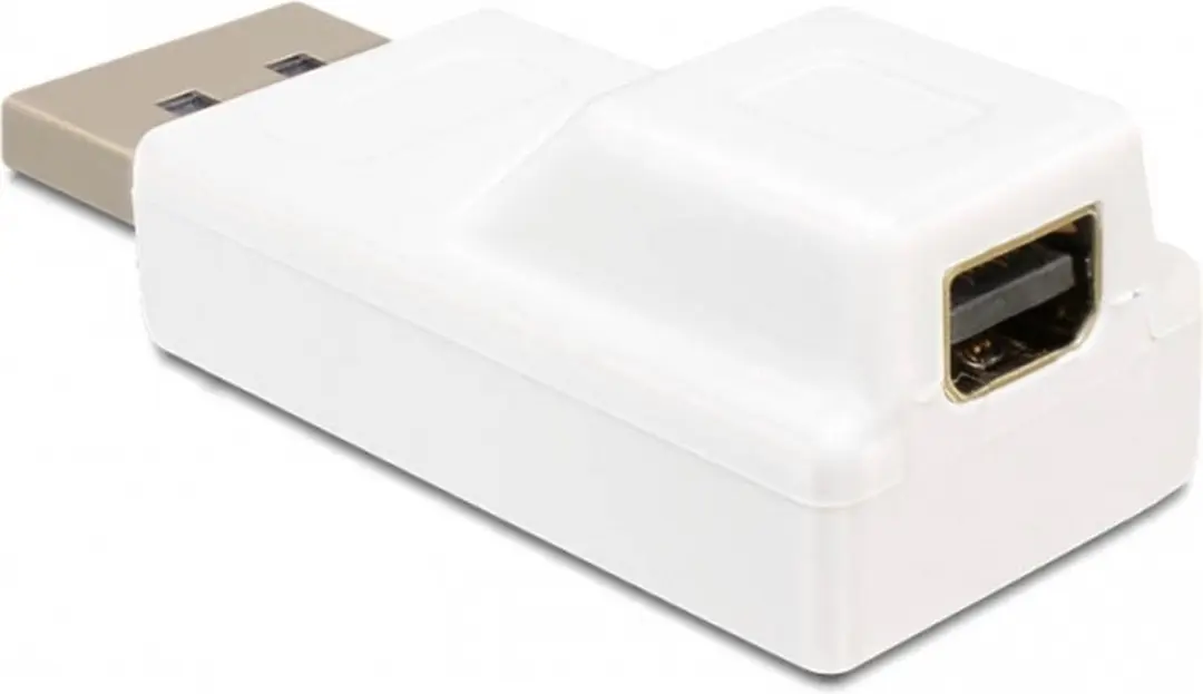 Delock 65240 DisplayPort naar Mini DisplayPort Adapter - Wit