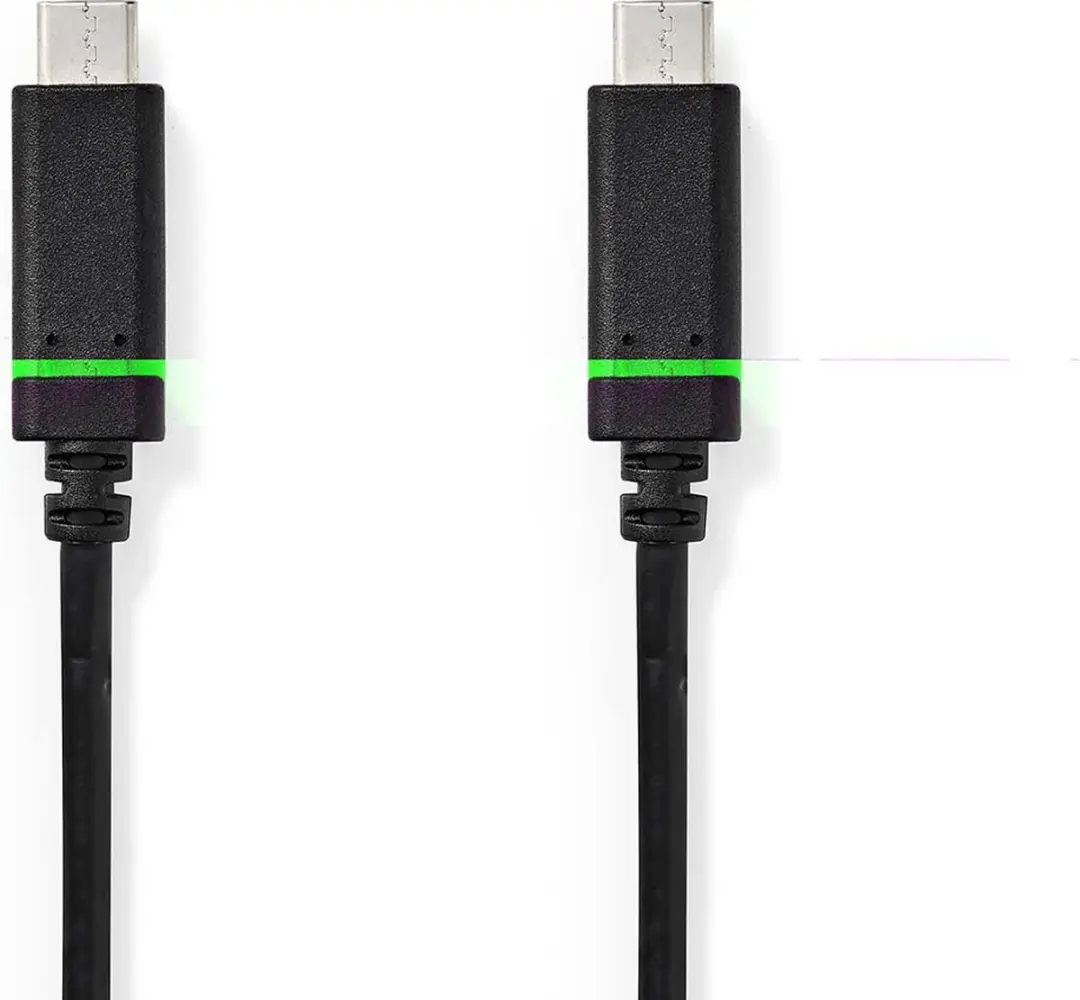 Nedis USB-C Kabel 60W 2m - USB 3.2 Gen 1 - Zwart