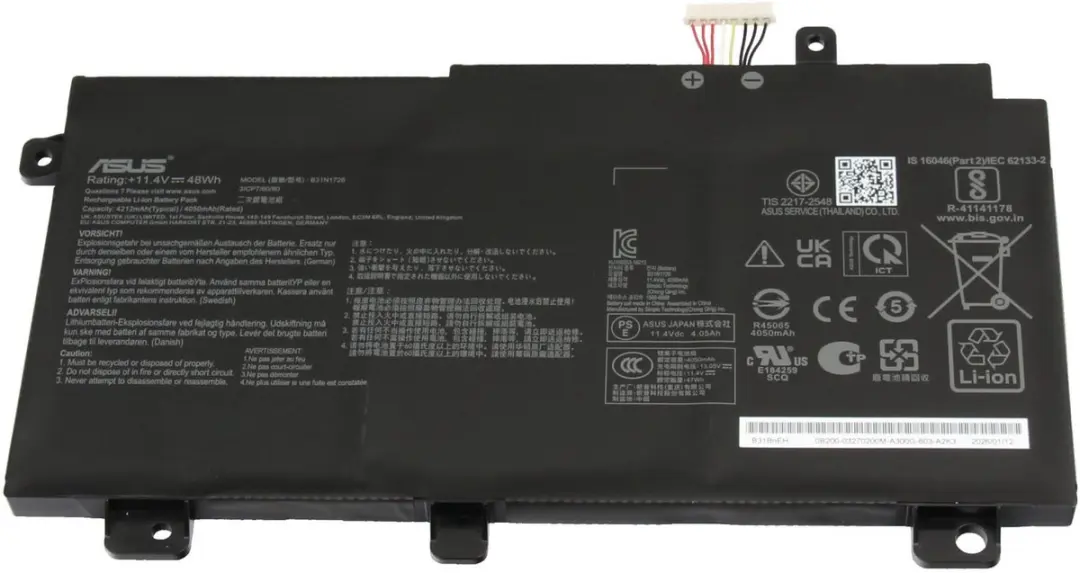Asus 0B200-03270300 Batterij - 48Wh