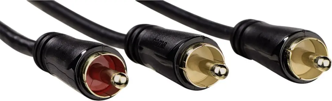Hama Subwooferkabel 1x Cinch naar 2x Cinch 1.5m - Zwart