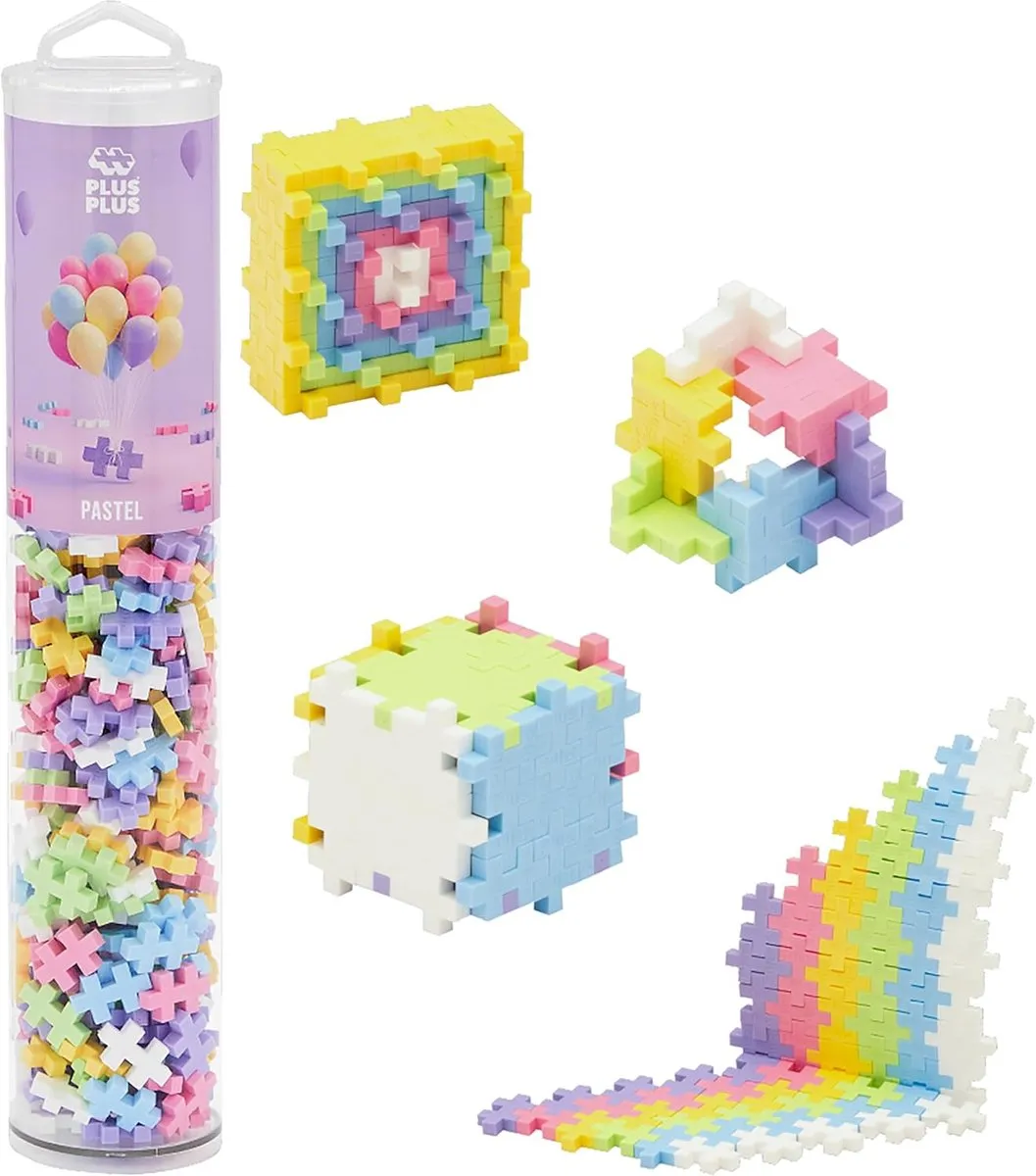 Plus-Plus Pastel Bouwset 240-delig
