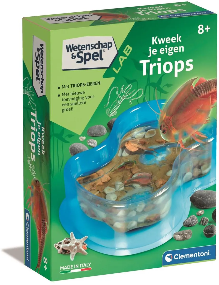 Clementoni Kweek je eigen Triops Experimenteerdoos 66027
