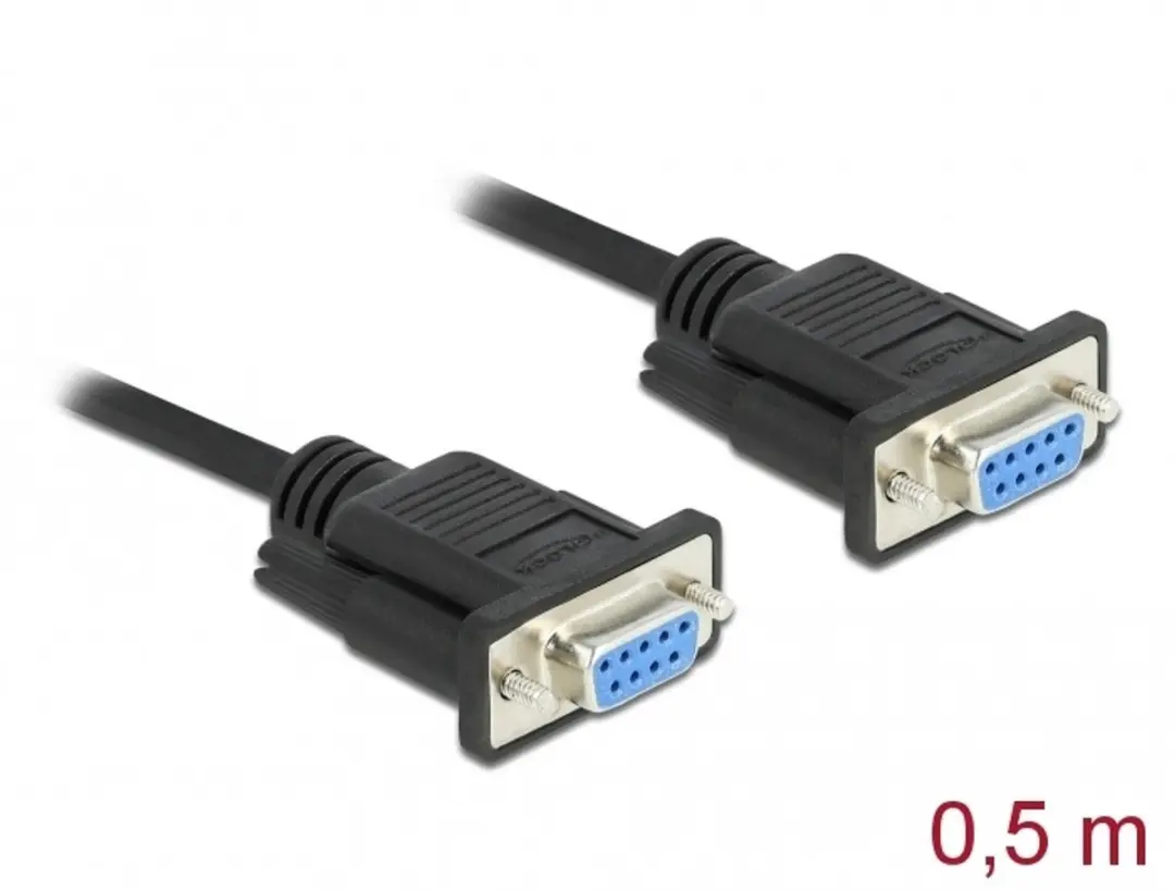 Delock RS-232 D-Sub9 Null Modem Kabel