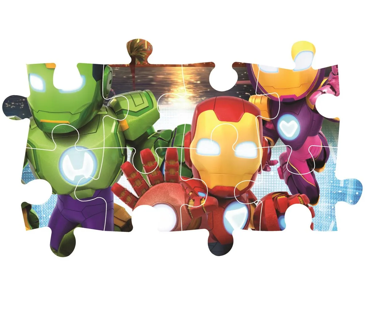 Clementoni Ironman and his Awesome Friends Puzzel 24 Stuks - Multikleur