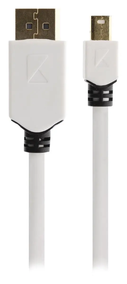 Konig Mini DisplayPort naar DisplayPort Kabel 4K - 2m - Wit