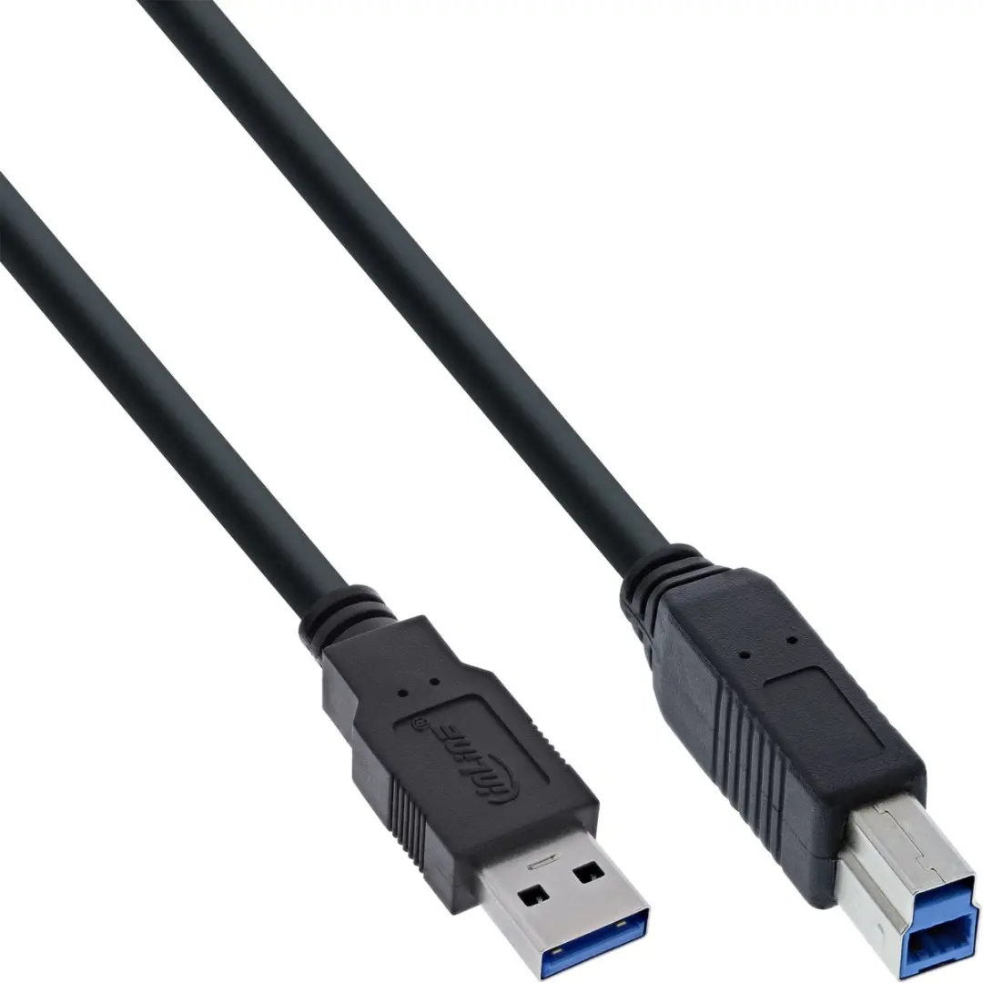 InLine USB-A naar USB-B Kabel USB3.0 1m