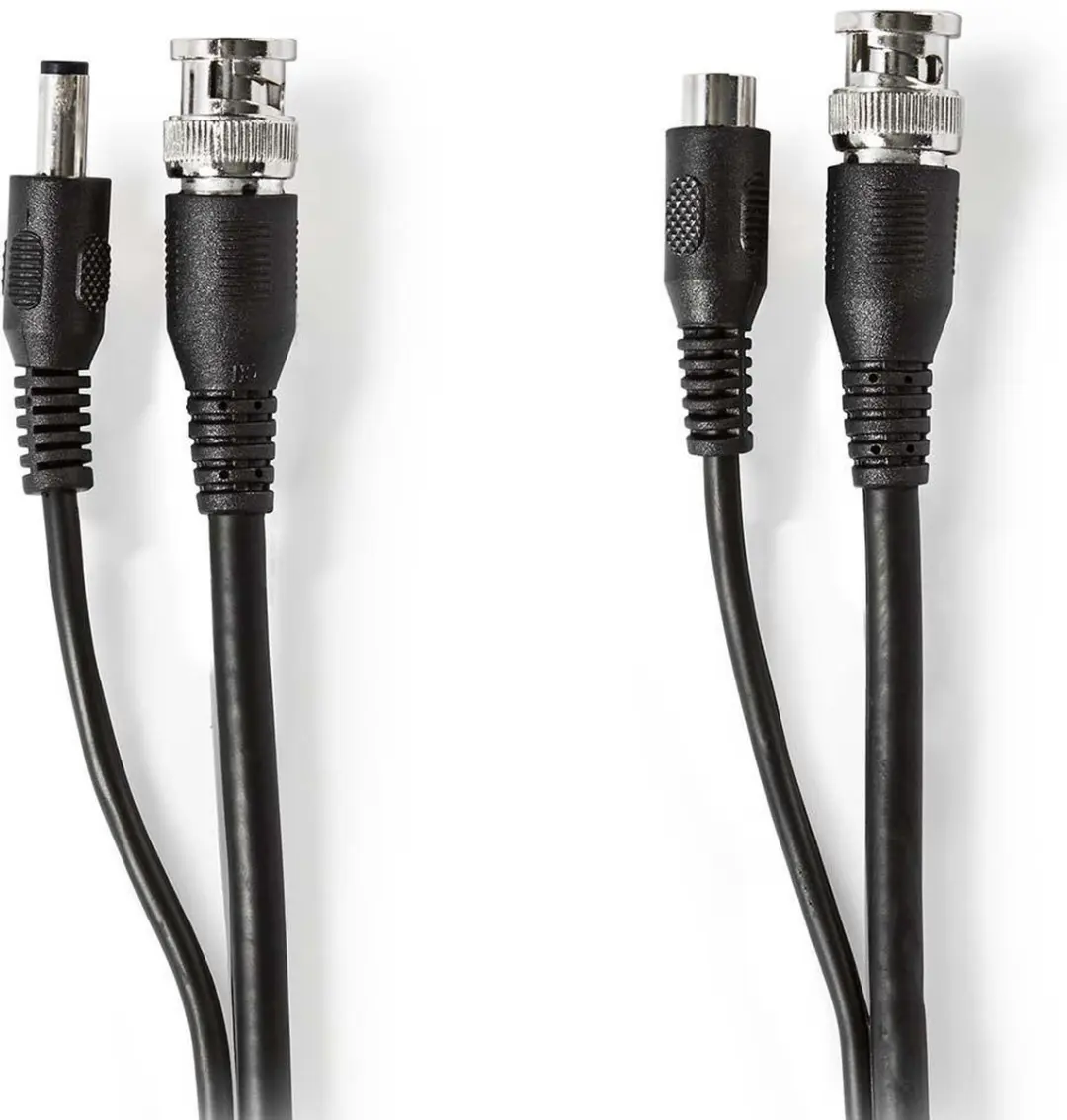 Nedis CCTVCA10BK100 BNC/DC Kabel 10m - Zwart
