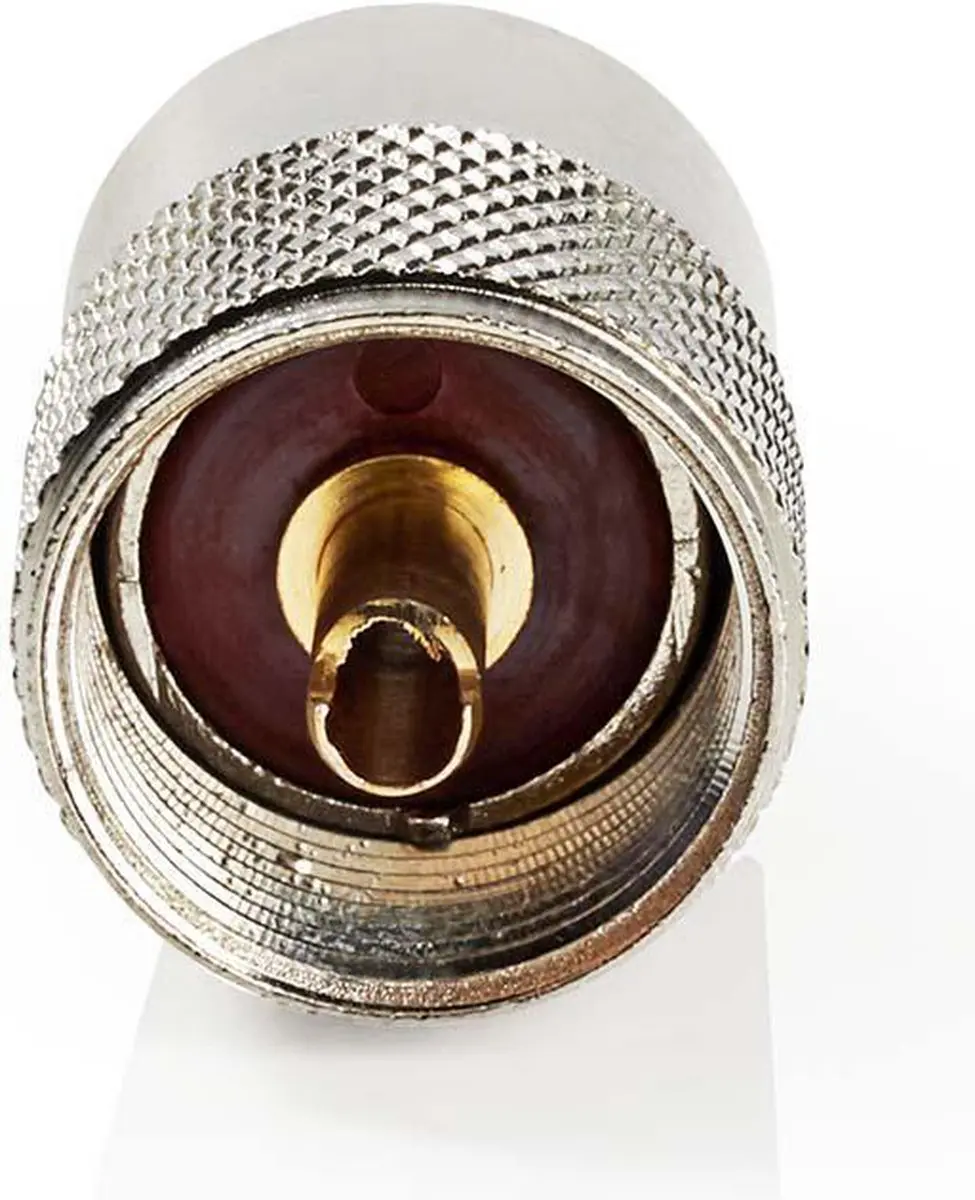 Nedis PL259 Connector - Recht - Male - Vernikkeld - 25 Stuks