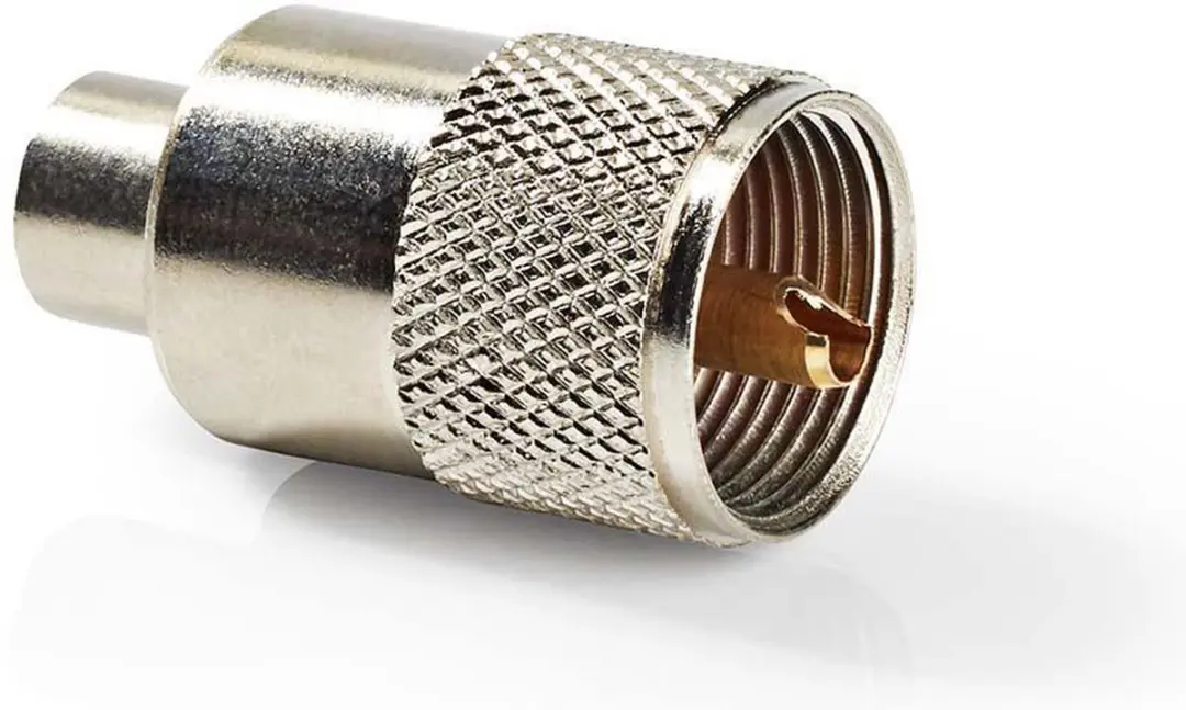 Nedis PL259 Connector - Recht - Male - Vernikkeld - 25 Stuks