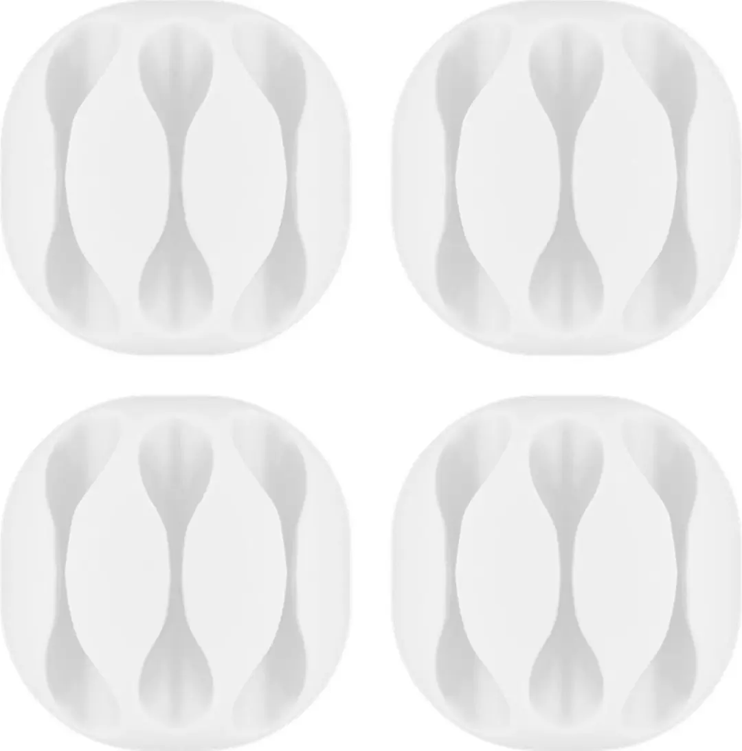Goobay 70373 Kabelbeheersysteem - 4 Stuks - Wit