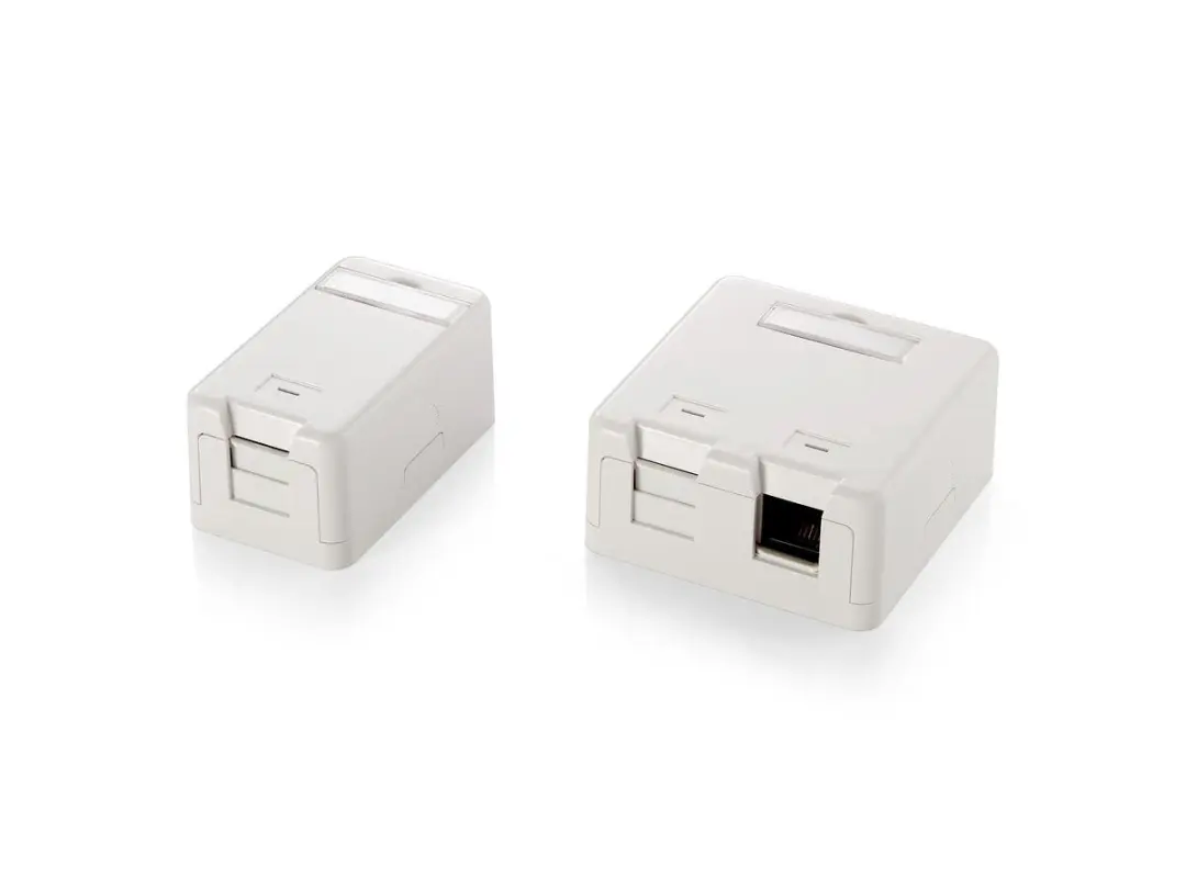 Equip Surface Mounted Box voor Keystone Jack - Wit - afbeelding 3 van 4
