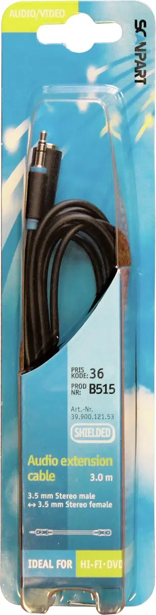 Scanpart Bandridge Aux Kabel 3m