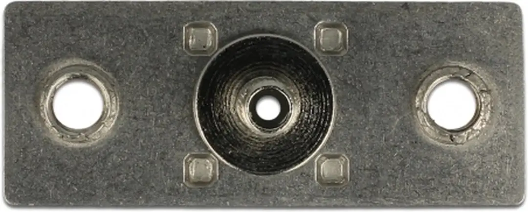 Delock FAKRA Z-plug met veerpinnen - 2 voorgeponste gaten