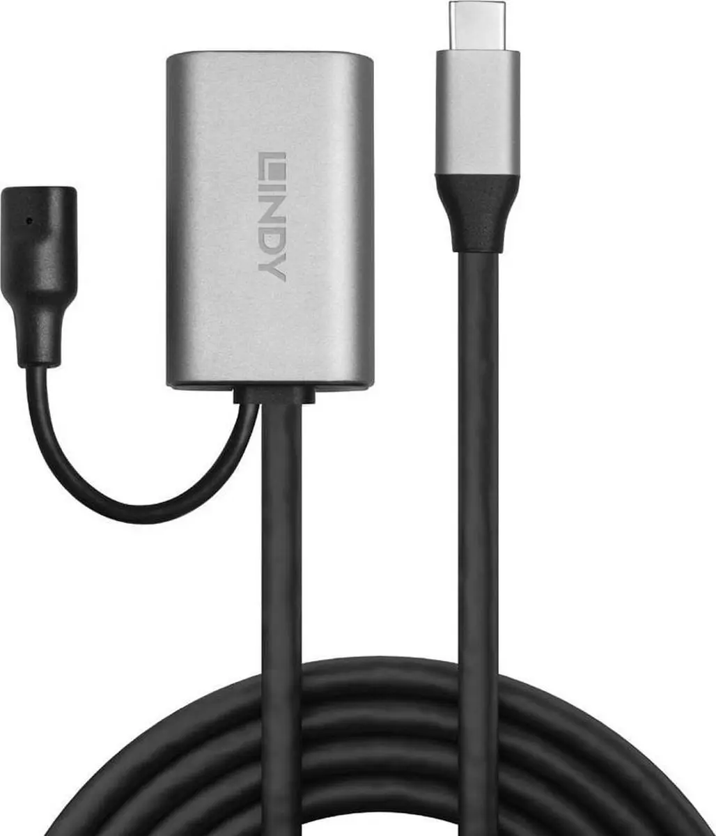 Lindy 43271 USB-C Kabel USB 3.2 Gen1 - 5m - Zwart