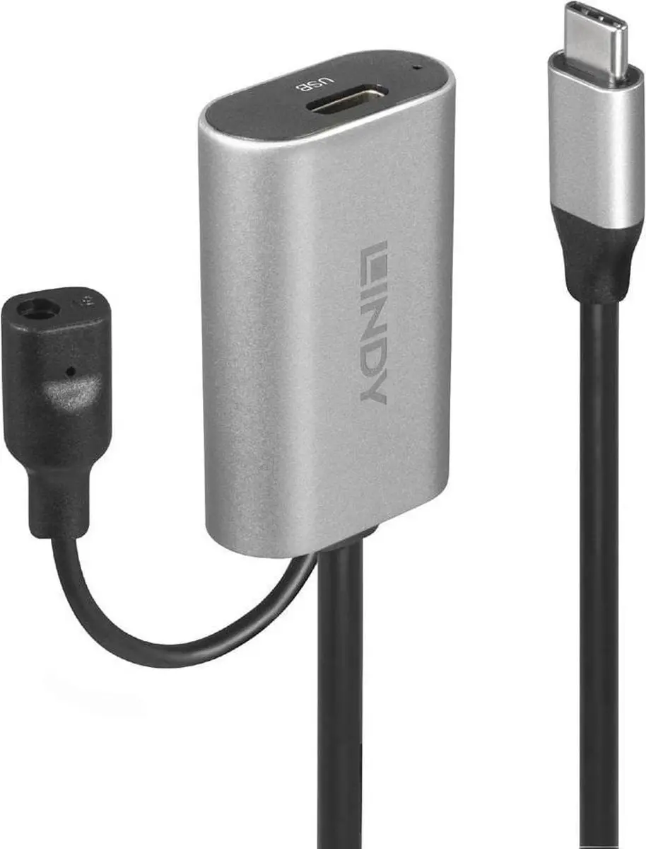 Lindy 43271 USB-C Kabel USB 3.2 Gen1 - 5m - Zwart