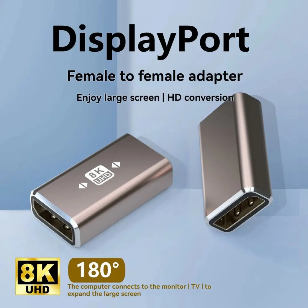 NÖRDIC DP-407 DisplayPort Adapter Female-Female