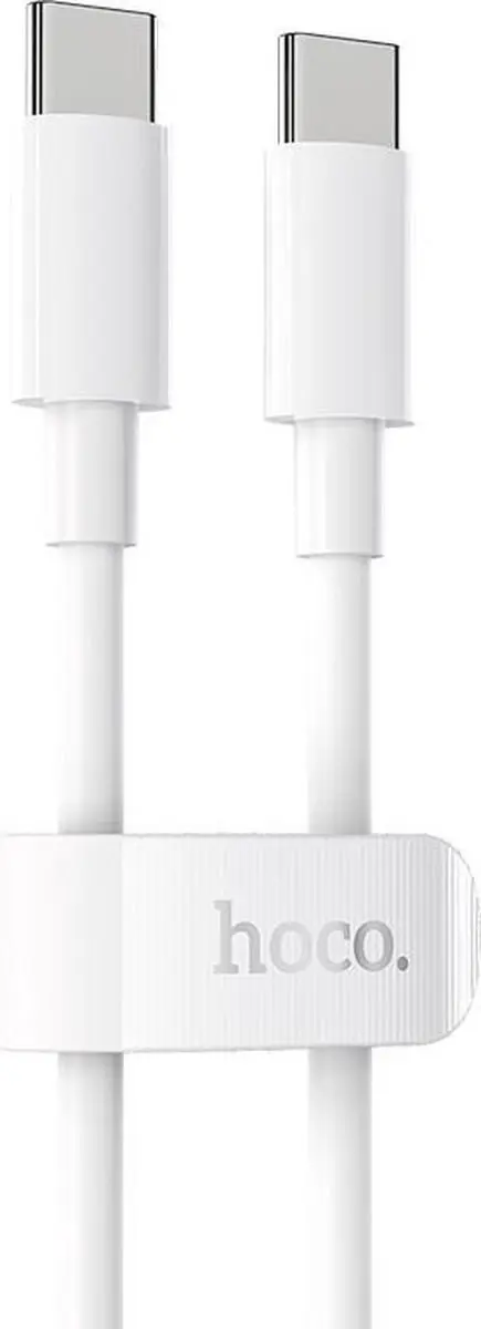 Hoco X51 USB-C Oplader Kabel 100W - 2m - Wit - afbeelding 6 van 6