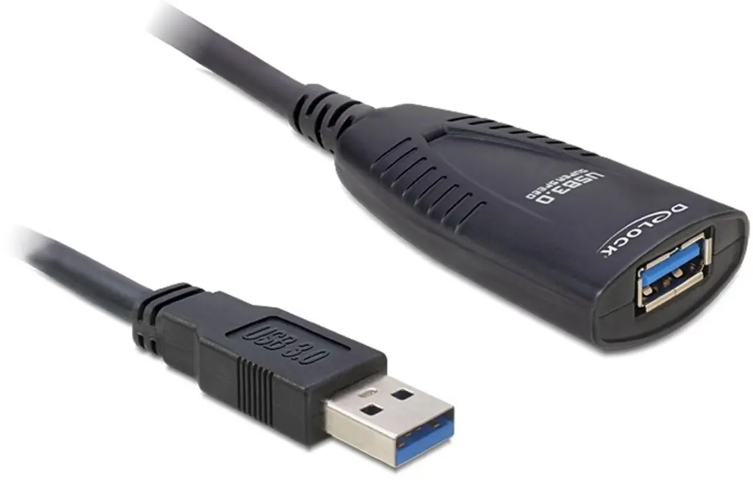 Delock USB 3.0 Actieve Verlengkabel 5m
