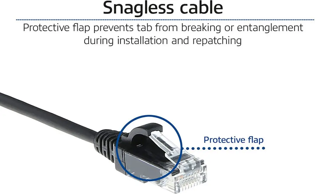 ACT DC9930 Patchkabel CAT6 U/UTP 0,15m - Zwart