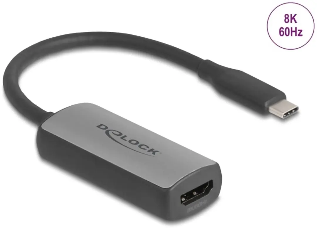 Delock USB-C naar HDMI Adapter 8K 60Hz