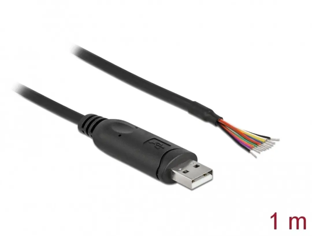Delock USB 2.0 naar RS-232 Adapterkabel 0.5m