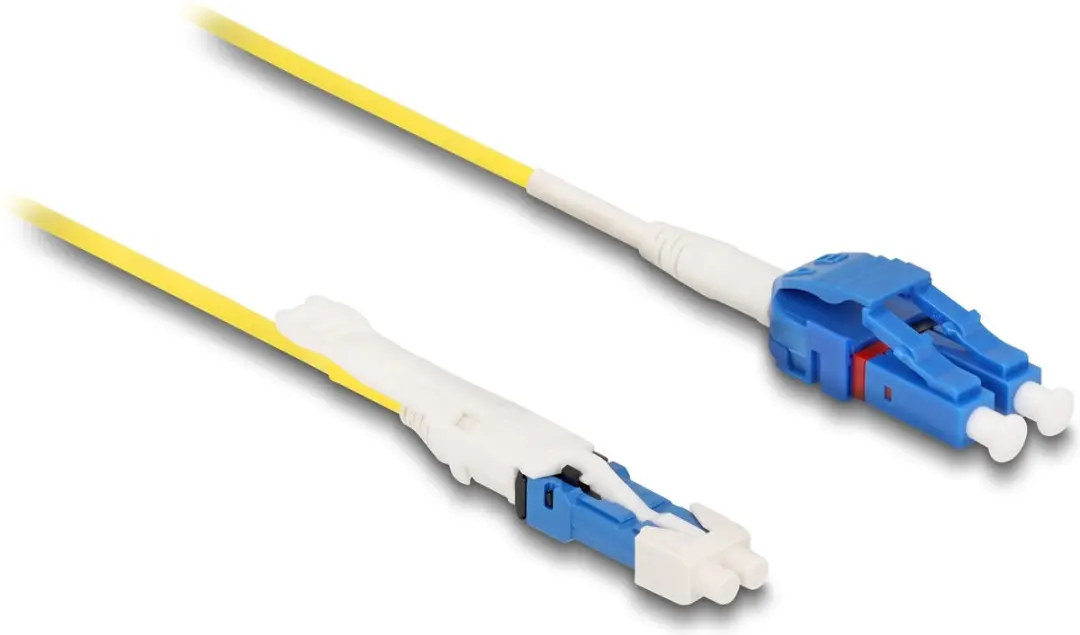 Delock Optische Kabel CS naar LC Duplex Singlemode OS2 2m - Blauw/Geel
