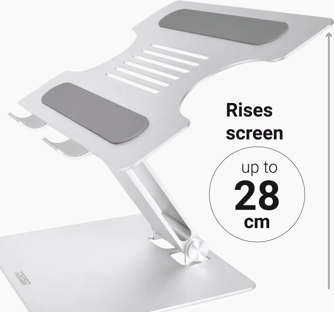 Desq Aluminium Laptopstandaard 1510 - 10-15,6" - 3,5-38,3cm