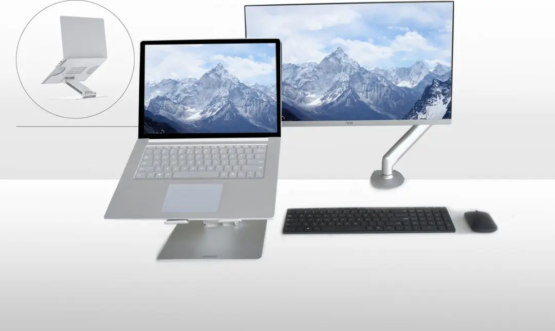 Desq Aluminium Laptopstandaard 1510 - 10-15,6" - 3,5-38,3cm