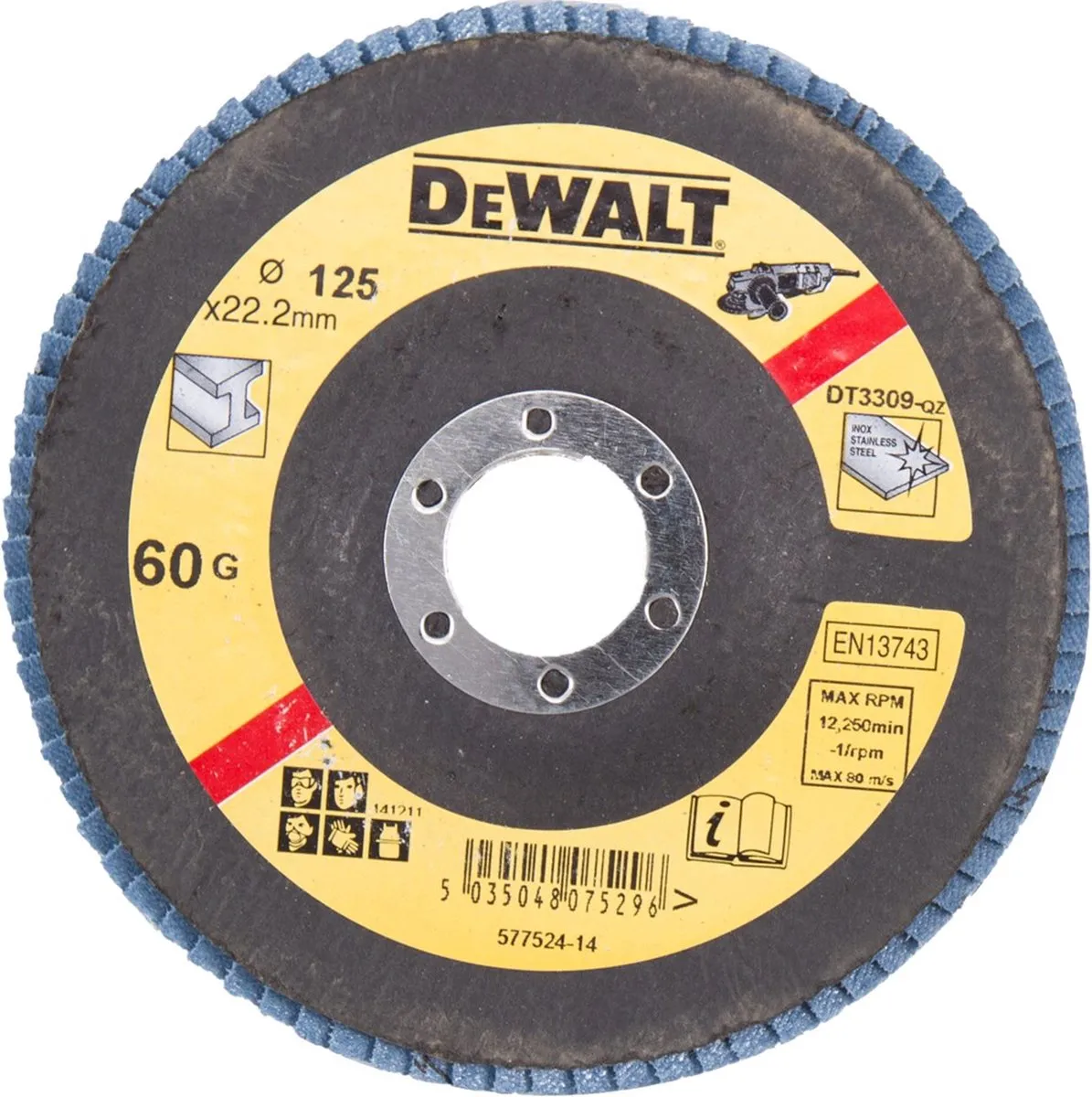 DeWalt DT3309 Lamellenschijf 125mm