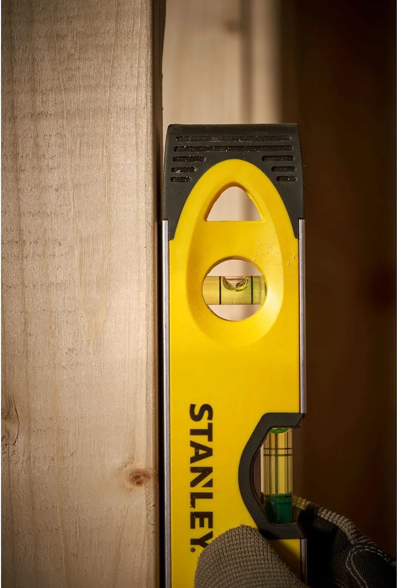 Stanley Waterpas Torpedo 250mm Alu Magnetisch - 3L