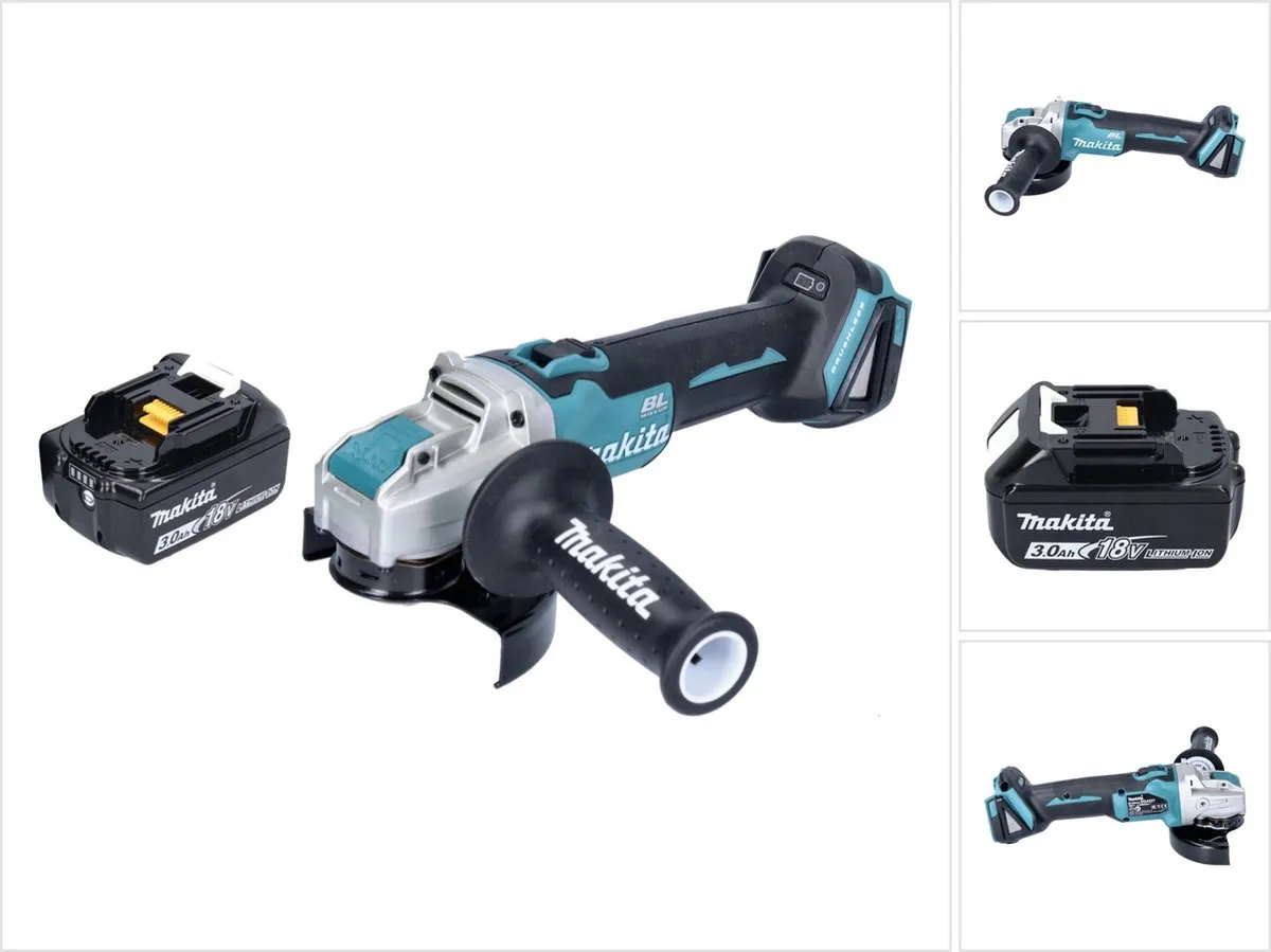 Makita DGA 521 Accu Haakse Slijper 18V 125mm X-LOCK